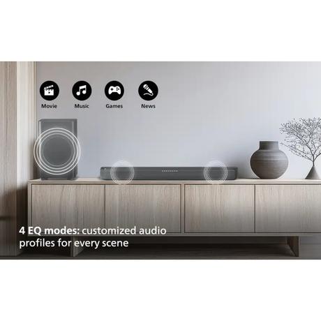 Philips TAB5309/94 2.1 Channel 240 W Sound Bar, Dark Grey-8