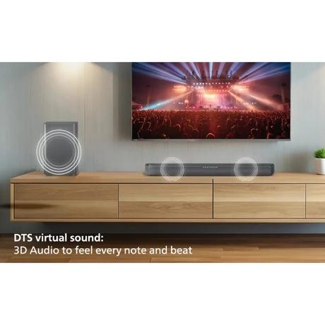 Philips TAB5309/94 2.1 Channel 240 W Sound Bar, Dark Grey-9