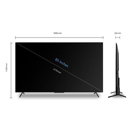 Philips 215.9 cm (85 inch) 4K QLED Google TV, 85PQT8101/94-11