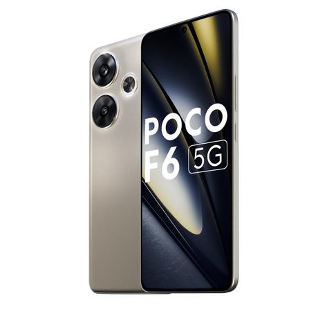 Buy Poco F6 5G 512 GB, 12 GB RAM, Poco Titanium, Mobile Phone at