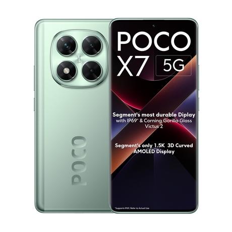 Buy POCO X7 5G 256 GB, 8 GB RAM, Green, Mobile Phone at Reliance