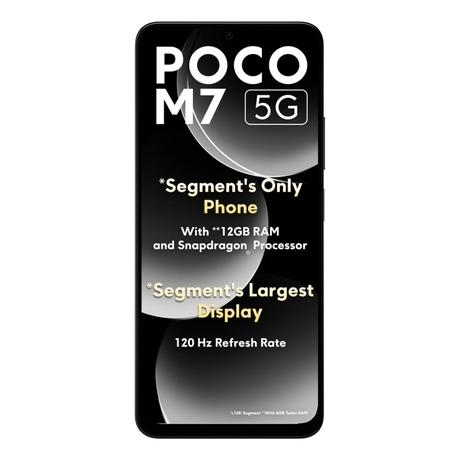 POCO M7 5G 128 GB, 6 GB RAM, Black, Mobile Phone-1