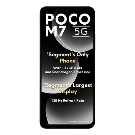 POCO M7 5G 128 GB, 8 GB RAM, Black, Mobile Phone-1