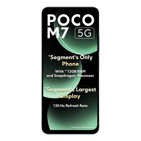 POCO M7 5G 128 GB, 8 GB RAM, Green, Mobile Phone-1