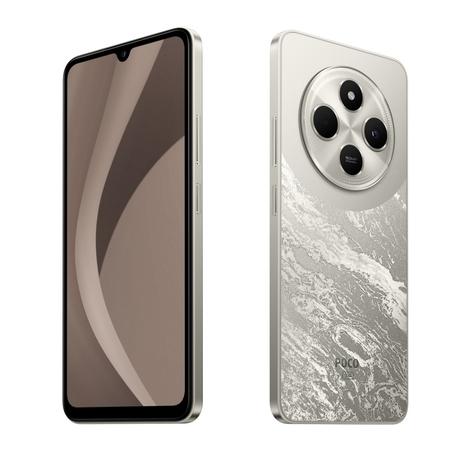 POCO C75 5G 128 GB, 4 GB RAM, Mobile Phone, Silver-1
