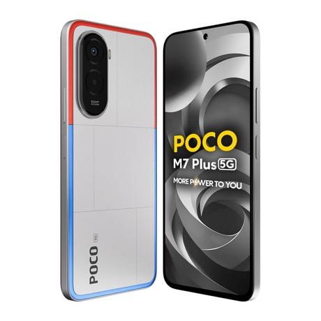 POCO M7 Plus 5G 128 GB, 4 GB RAM, Silver, Mobile Phone-4
