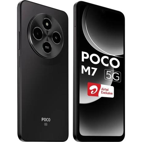 POCO M7 5G 128 GB, 6 GB RAM, Airtel Locked, Black, Mobile Phone-4