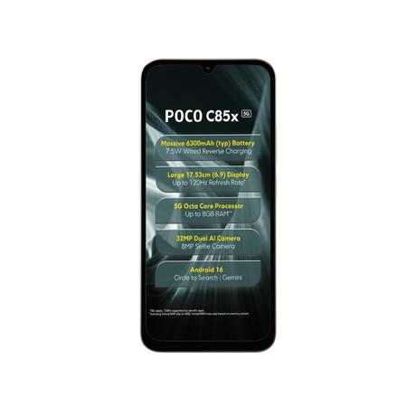 POCO C85x 5G 128 GB, 4 GB RAM, Green, Mobile Phone-3