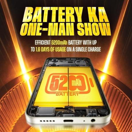 POCO C81x 64 GB, 3 GB RAM, Crystal Black, Mobile Phone-1