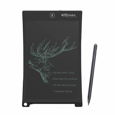Portronics 25.4 cm (10 inch) Ruffpad 10 Plus POR 233 E-Slate, Black-0