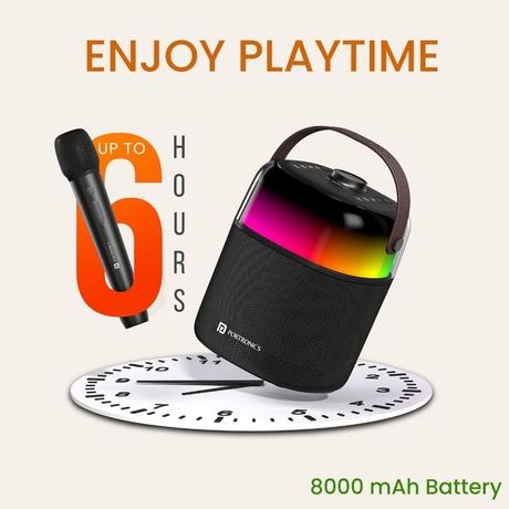 Portronics Dash 4 Bluetooth Speaker (50 W), Black-2