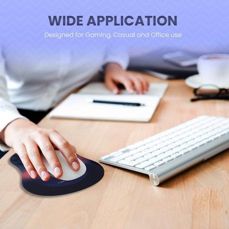 Portronics Comfipad Mouse Pad, Blue-5