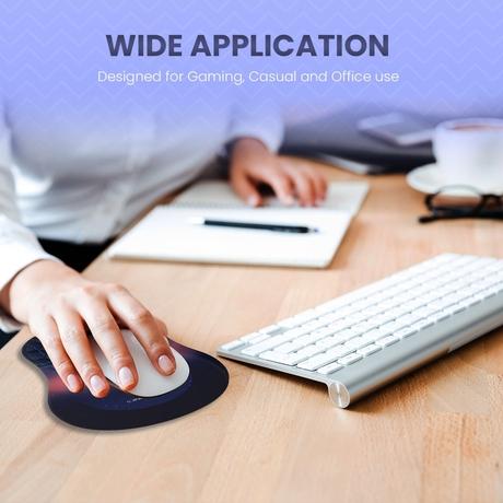 Portronics Comfipad Mouse Pad, Blue-5