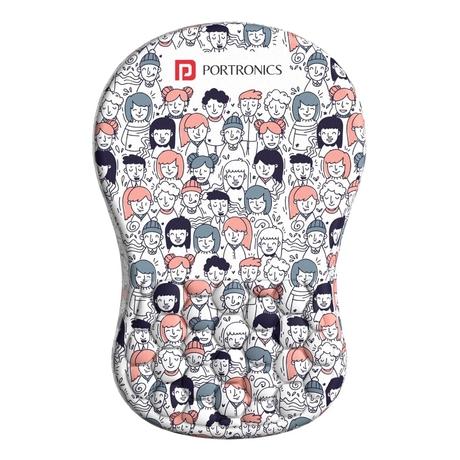 Portronics Comfipad Mouse Pad, White-0