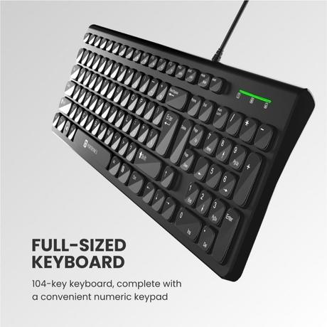 Portronics Ki-Pad 2 Wired Keyboard, Black-2