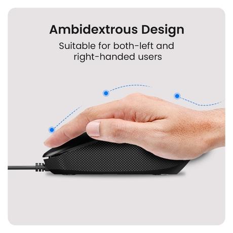 Portronics Toad 102 Wired Mouse, Black-3