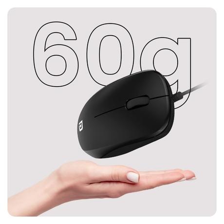 Portronics Toad 102 Wired Mouse, Black-6