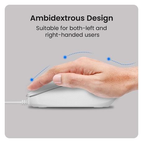 Portronics Toad 102 Wired Mouse, White-3