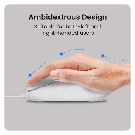 Portronics Toad 102 Wired Mouse, White-3