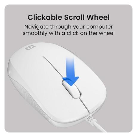 Portronics Toad 102 Wired Mouse, White-4