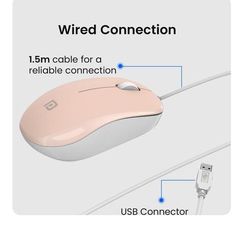 Portronics Toad 102 Wired Mouse, Orange-1