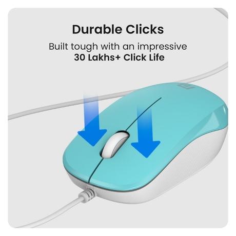 Portronics Toad 102 Wired Mouse, Green-2