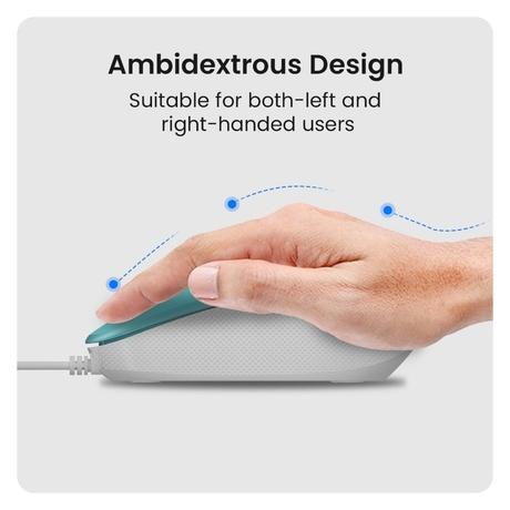 Portronics Toad 102 Wired Mouse, Green-3