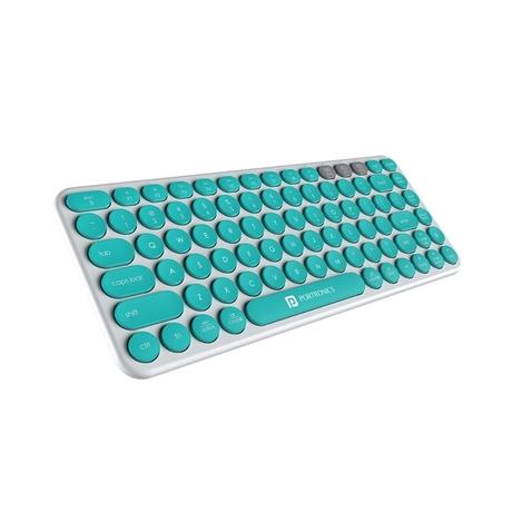 Portronics Bubble 2.0 Bluetooth Wireless Keyboard, White-0