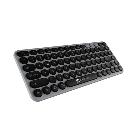 Portronics Bubble 2.0 Bluetooth Wireless Keyboard, Grey-0