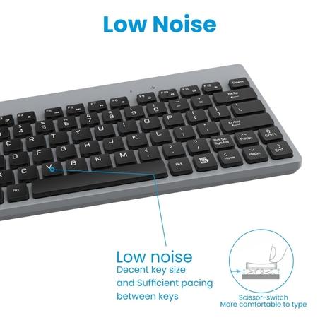Portronics Key2 Wireless Keyboard & Mouse Combo, Grey-6