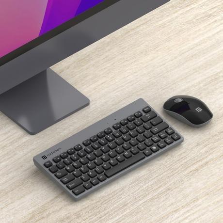 Portronics Key2 Wireless Keyboard & Mouse Combo, Grey-9
