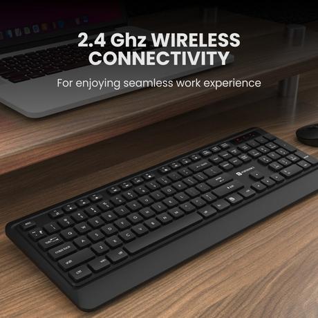 Portronics Key5 Wireless Keyboard & Mouse Combo, Z-Black-6