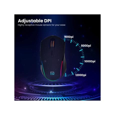Portronics Toad One Bluetooth Mouse, Black-3