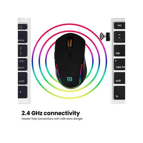 Portronics Toad One Bluetooth Mouse, Black-5