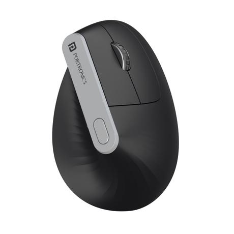 Portronics Toad Ergo Vertical Wireless Mouse, Black-0