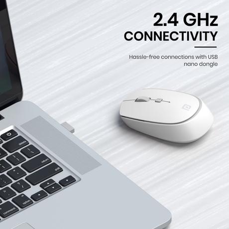 Portronics Toad 23 Wireless Mouse, White-3