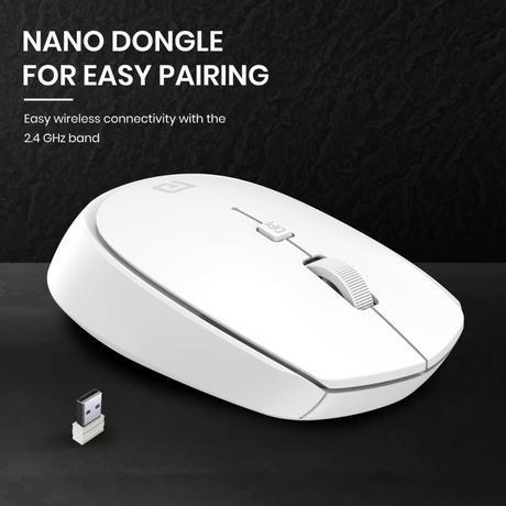 Portronics Toad 23 Wireless Mouse, White-6