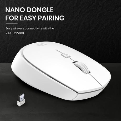 Portronics Toad 23 Wireless Mouse, White-6