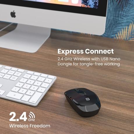 Portronics Toad 25 Wireless Mouse, Black-1