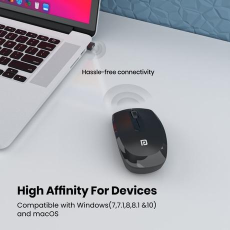 Portronics Toad 25 Wireless Mouse, Black-5