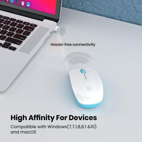 Portronics Toad 25 Wireless Mouse, White-5