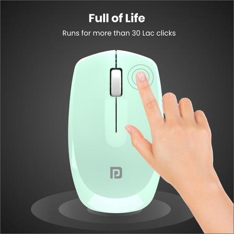 Portronics Toad 25 Wireless Mouse, Green-4