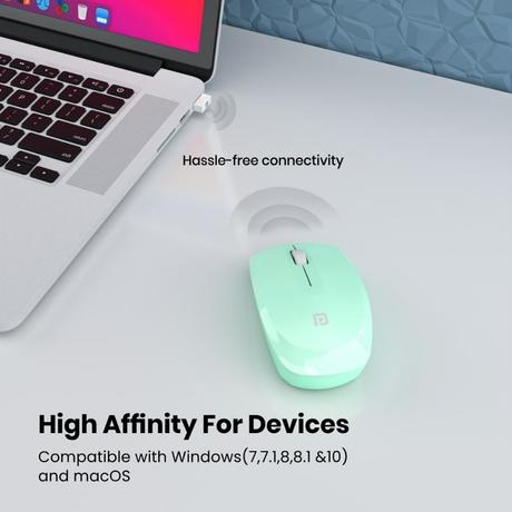 Portronics Toad 25 Wireless Mouse, Green-5