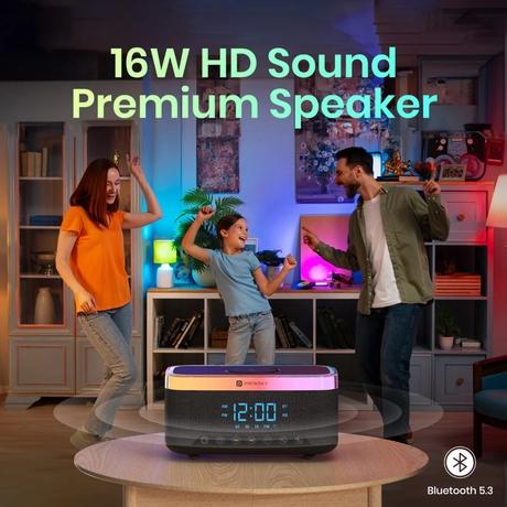 Portronics TriFusion Speaker, Black-4