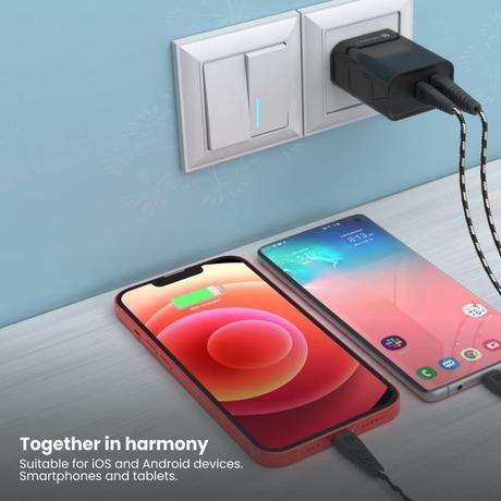 Portronics Adapto 45 Wall Charger, Black-3