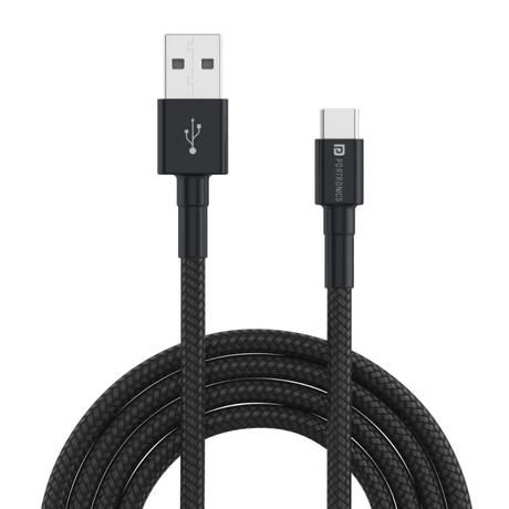 Portronics Konnect B USB to Type C Charging Cable, Black-0