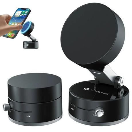 Portronics Hold X Mobile Holder, Black-0
