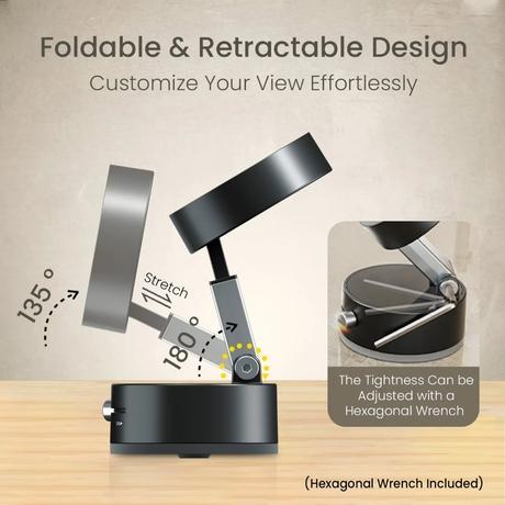 Portronics Hold X Mobile Holder, Black-1