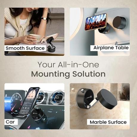 Portronics Hold X Mobile Holder, Black-4
