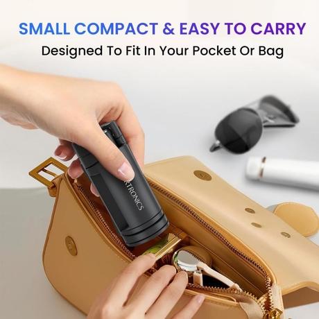 Portronics Mobot Mobile Holder Clip, Black-1